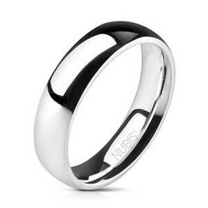 NUBIS® Ocelový prsten, 5 mm - velikost 73 - NSS1024-73