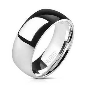 NUBIS® NSS1023 Pánský ocelový snubní prsten, 8 mm - velikost 59 - NSS1023-59