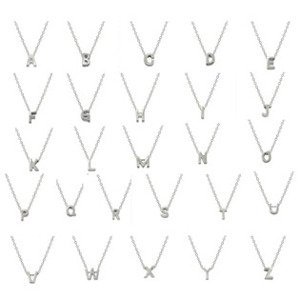 NUBIS® Stříbrný náhrdelník - písmeno - NB-2196-K