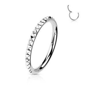 Šperky4U Segment kruh - helix / cartilage / tragus piercing TITAN - TIT1139-1208