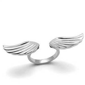 Šperky4U Ocelový prsten andělská křídla - velikost 50 - AL-0091-50