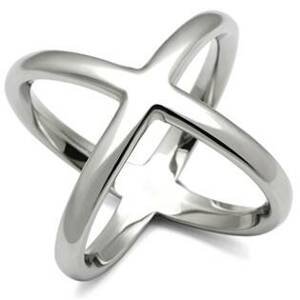 Šperky4U Extravagantní ocelový prsten - velikost 60 - AL-0092-60