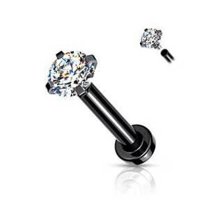 Šperky4U Piercing do brady / cartilage / tragus 1,0 x 8 mm - LB1041C-10083