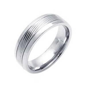 Šperky4U Ocelový prsten - velikost 62 - OPR1875-62