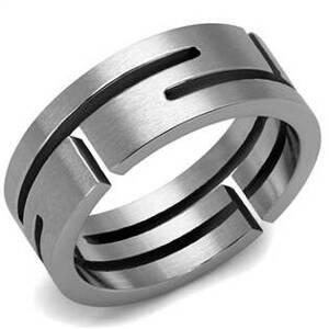 Šperky4U Pánský ocelový prsten - velikost 65 - OPR1642-65