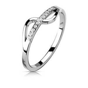 Šperky4U Ocelový prsten vlnka - velikost 52 - OPR1882-52
