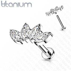 Šperky4U Piercing do brady / ucha TITAN - TIT1161-1206