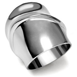 Šperky4U Extravagantní ocelový prsten - velikost 52 - AL-0116-52