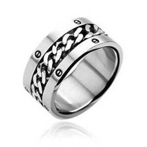 Šperky4U Ocelový prsten OPR1203 - velikost 59 - OPR1203-59