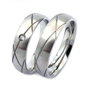 NUBIS® NSS3019 Pánský snubní prsten - velikost 58 - NSS3019-58