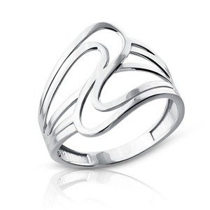 NUBIS® Stříbrný prsten - velikost 54 - NB-5507-54