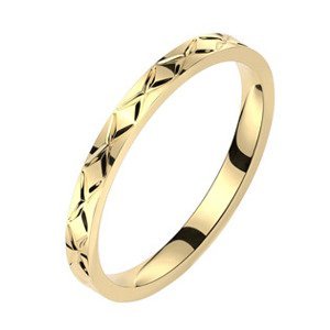 Šperky4U Ocelový prsten, šíře 2,5 mm - velikost 55 - OPR1913-55