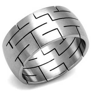 Šperky4U Pánský ocelový prsten - velikost 68 - OPR1065-68