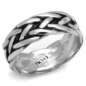 Šperky4U Pánský ocelový prsten - velikost 70 - OPR1928-70