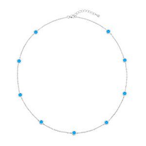 NUBIS® Stříbrný náhrdelník s opálem - NB916-OP05