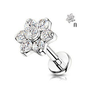 Šperky4U Piercing do brady / ucha TITAN - TIT1137-1206