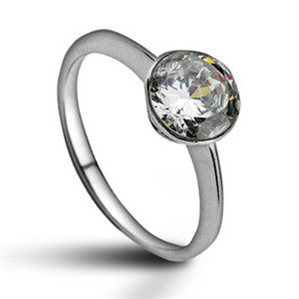 Šperky4U Stříbrný prsten se zirkonem, vel. 58 - velikost 58 - CS2011-58
