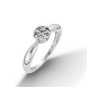 Šperky4U Stříbrný prsten se zirkony, vel. 51 - velikost 51 - CS2032-51