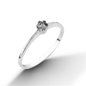 Šperky4U Stříbrný prsten s zirkonem, vel. 54 - velikost 54 - CS2039-54
