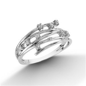 Šperky4U Stříbrný prsten se zirkony, vel. 51 - velikost 51 - CS2043-51