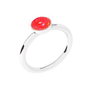 NUBIS® Stříbrný prsten s opálem - velikost 58 - NBP42-OP25-58