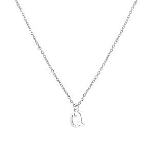 Šperky4U Ocelový náhrdelník, písmeno - OPD0339-Q