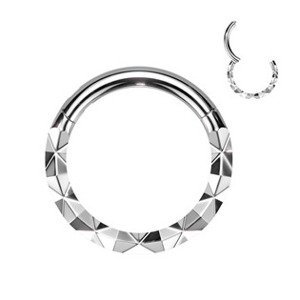 Šperky4U Piercing kruh segment - K01072ST-1206