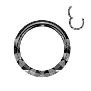 Šperky4U Piercing kruh segment - K01072K-1208