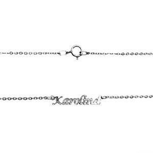NUBIS® Stříbrný náhrdelník se jménem - ZK2001-STRH