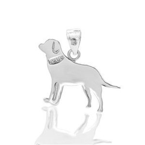 NUBIS® Stříbrný přívěšek pes Labrador - NB-4436