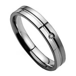 NUBIS® NSS1022 Dámský snubní prsten se zirkonem - velikost 52 - NSS1022-Zr-52