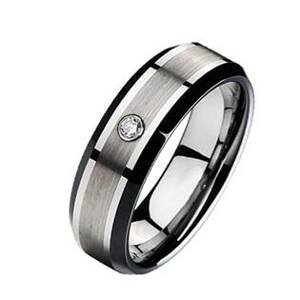NUBIS® NWF1014 Dámský snubní prsten se zirkonem - velikost 56 - NWF1014-5Zr-56