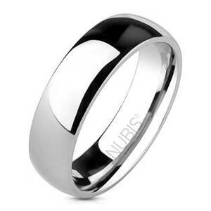 NUBIS® NSS1010 Pánský ocelový snubní prsten, 6 mm - velikost 71 - NSS1010-71