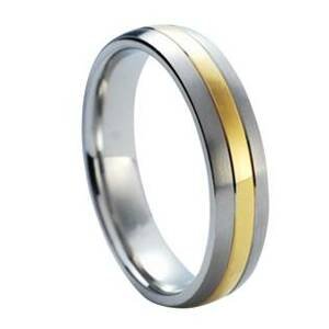 NUBIS® NSS1015 Pánský snubní prsten - velikost 58 - NSS1015-58