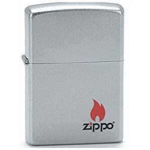 ZIPPO® ZIPPO Logo - benzínový zapalovač matný
 - 20199