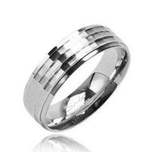 Spikes USA Ocelový prsten pánský - velikost 65 - OPR1388-65