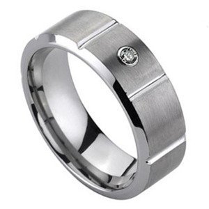 NUBIS® NWF1012 Dámský snubní prsten se zirkonem - velikost 52 - NWF1012-Zr-52