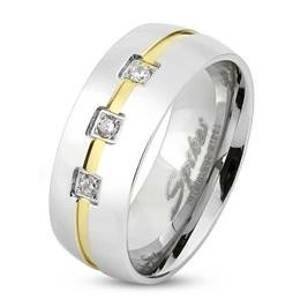 Šperky4U OPR1515 Pánský snubní prsten - velikost 62 - OPR1515-62