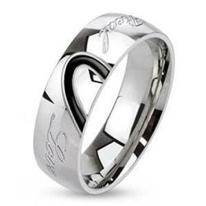 Spikes USA OPR1015 Pánský snubní prsten LOVE - velikost 65 - OPR1015-65