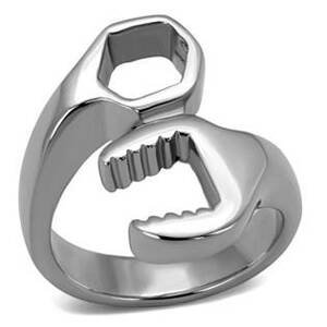 Šperky4U Pánský ocelový prsten - maticové klíče - velikost 65 - OPR1594-65