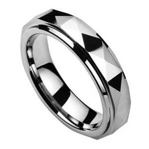 NUBIS® NWF1037 Dámský snubní prsten wolfram - velikost 52 - NWF1037-5-52