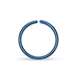 Šperky4U Piercing do nosu - kruh modrý - N0005-0808