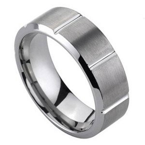 NUBIS® NWF1012 Pánský snubní prsten - velikost 68 - NWF1012-68