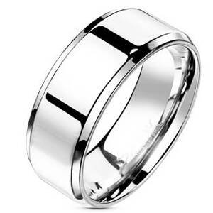 Spikes USA Ocelový prsten lesklý - velikost 72 - OPR1303-8-72