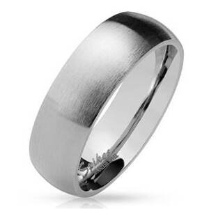 Šperky4U Ocelový prsten matný - velikost 62 - OPR0028-6-62