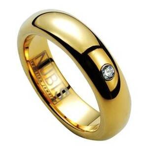 NUBIS® Dámský wolframový prsten, šíře 5 mm - velikost 61 - NWF1051-Zr-61