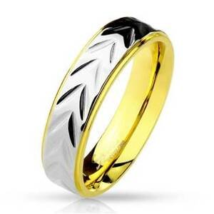 Šperky4U Ocelový prsten šíře 5 mm - velikost 50 - OPR0031-5-50