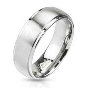 Šperky4U Ocelový prsten matný - velikost 62 - OPR1454-8-62