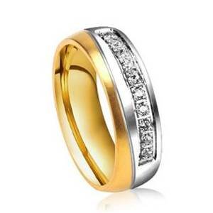 Šperky4U OPR0033 Dámský snubní prsten šíře 6 mm - velikost 52 - OPR0033-D-52