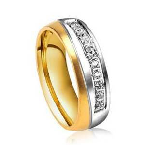 Šperky4U OPR0033 Dámský snubní prsten šíře 6 mm - velikost 50 - OPR0033-D-50